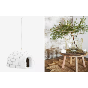 Iglo til ophng. Hndlavede.  2 stk.