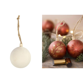 julekugler til at dekorere selv