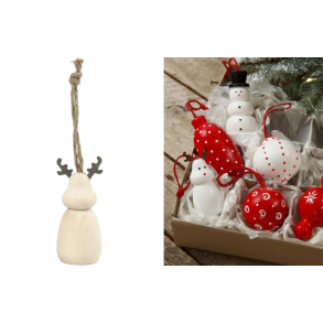 Juleophng, Rensdyr. tr. H 7 cm. 1 stk.