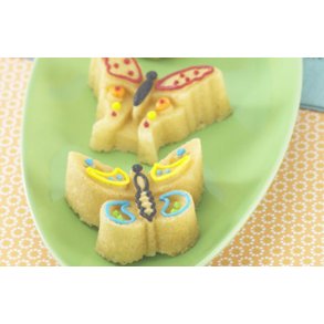 Bageform til 6 sommerfugle. Cupcake strrelse