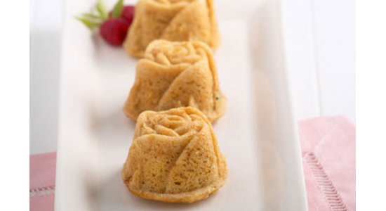 Bageform til muffins, 6 roser