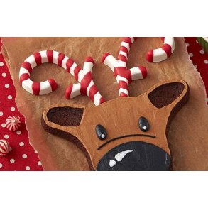 Bageform Rensdyr, nonstick og silikone