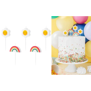 Kagelys Daisy og regnbuer