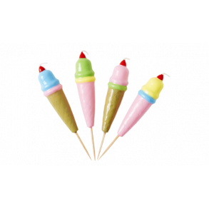 Kagelys, isvaffel. 4 stk