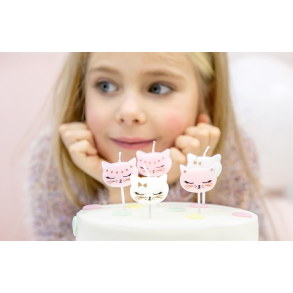 Kagelys, Katte partytema. 6 stk