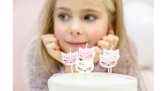 Kagelys, Katte partytema. 6 stk