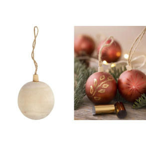 Julekugle, tr. Dia 6,4 cm. 1 stk.