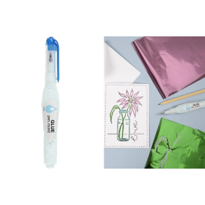 Limpen med rund spids,  streg 1 mm, 10 g. 1 stk