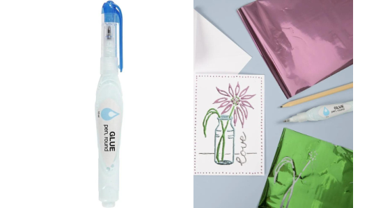 Limpen med rund spids,  streg 1 mm, 10 g. 1 stk