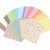 Farvet kreativ papir A4.  Powder  mix. 34 ark