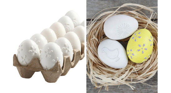 syre Isaac Sober Find her kunstige æg til påskepynt. Kreativ hobby med børn
