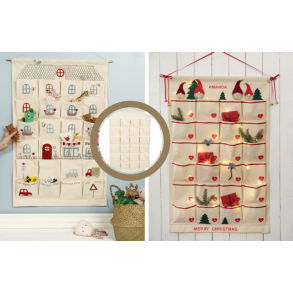 Lommeophng. Kanvas. Natur. 24 lommer. Mal selv.