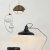 Madam Stoltz Bordlampe. Sort/messing