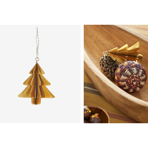 Juleophng, messing juletr, 9 cm