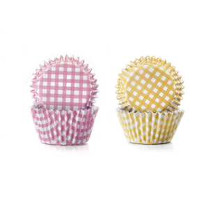 Mini muffinsforme, Gul, lyser�d ternet.100 stk