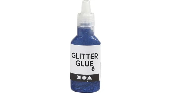 Glitterlim, 25ml. Mrk Bl