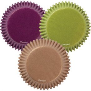 Muffinsforme, autumn metalic