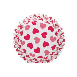 Muffins papirforme, Hjerter