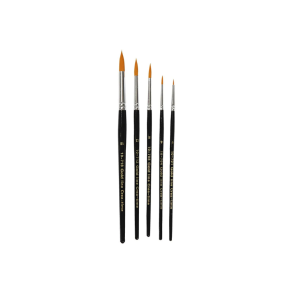 Nylon Pensler,  5 stk. rund