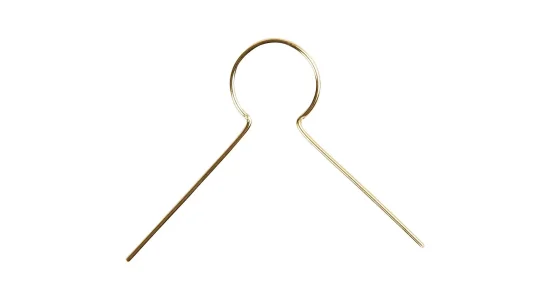 Ophng 50 stk,  L: 22 mm. Forgyldt