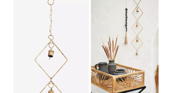 Vgophng med klokker. L: 90 cm. Madam Stoltz