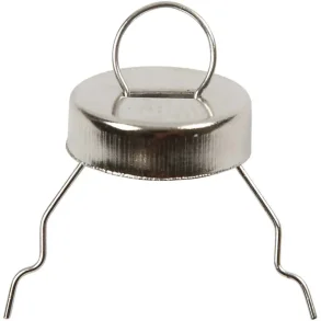 Ophng 25 stk, 13 mm, hul str. 5 mm. Slv