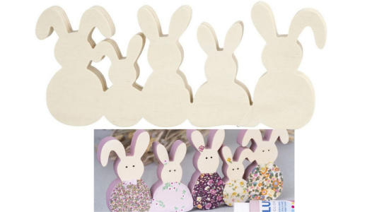 Harer / kaniner. Klar til dekoration