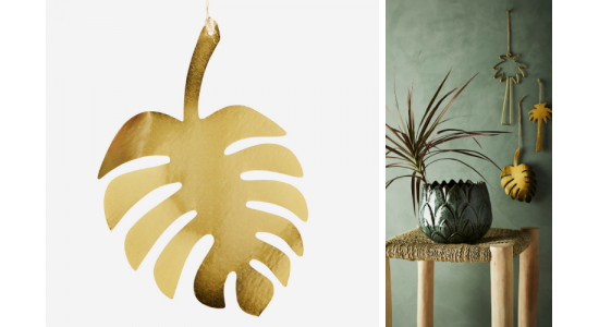 Ophng dekoration, Palmeblad. Madam Stoltz