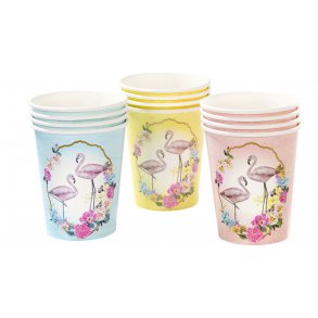 Papkrus, Flamingo Partytema.12 stk