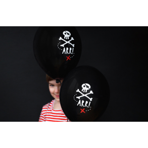 Pirat party balloner. 6 stk