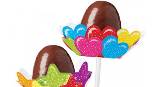 Heart and Stars POP CAKES WRAPS, 8 stk