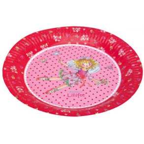 Prinsesse Lillefe paptallerkner. Rd