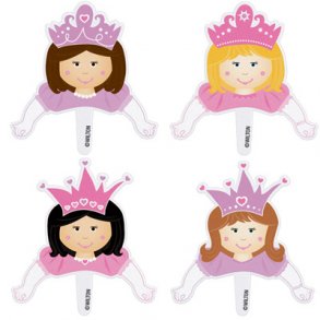 Princess Pix, prinsesser til POP CAKES og CUPCAKES. 8 stk