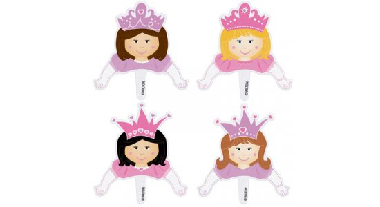 Princess Pix, prinsesser til POP CAKES og CUPCAKES. 8 stk