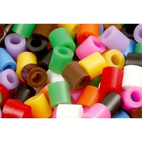 Rrperler,1100 stk, medium. Standardfarver