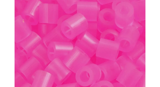 Rrperler,1100 stk, medium. ROSA NEON