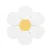 Servietter Daisy. 12 stk