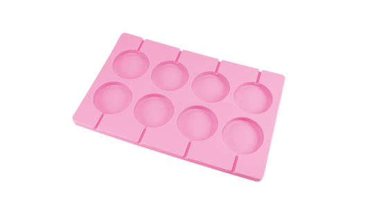 Silikone slikkepindeform. 8 stk.  5 cm
