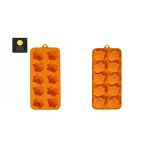 Silikoneform. Isterningform, Chokoladeform. Spindelvv med edderkop.