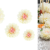 Silkepapir blomster.  Mix 20-13 cm. 5 stk