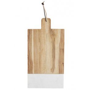 Marmor/tr skrebrt. 30x47,5 cm