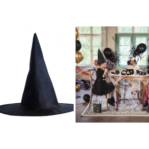 Hekse hat, Sort. Halloween. 