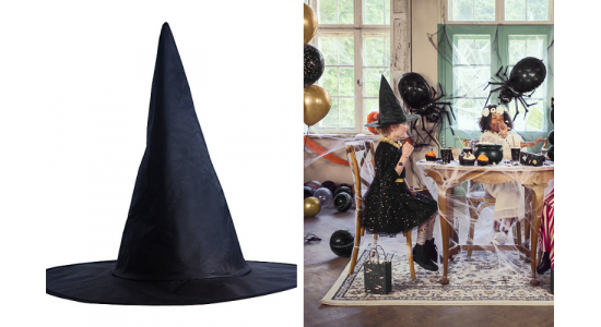 Hekse hat, Sort. Halloween. 