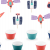 Cupcake kit Space, 6 stk
