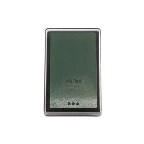 Stempelpude. 9 x 6 cm. Lvgrn