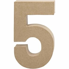 Tal 5. H:19,7 cm. 1 stk. Papmach