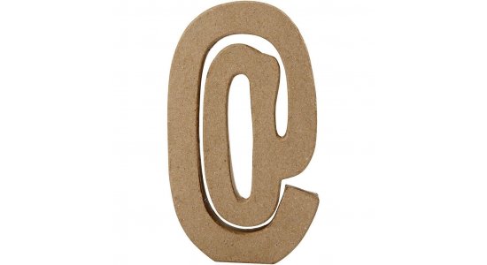 Tegn @. H: 19,9 cm. 1 stk. Papmach