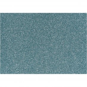 Strygestof,  transfer folie. Glitter. Lysebl