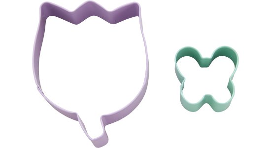 Udstikker Tulipan og sommerfugl