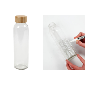 Vandflaske, H:22 cm. 500 ml